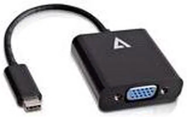 Alt view image 7 of 8 - V7 V7UCVGA-BLK-1N USB-C male to VGA female Adapter Black