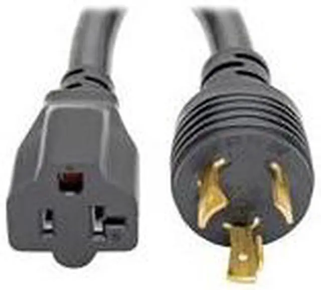Alt view image 14 of 17 - Tripp Lite Model P046-06N-T 6" Heavy Duty Power Adapter Cord 20A 12 AWG NEMA L5-20P 5-15/20R NEMA L5-20P to NEMA 5-15/20R