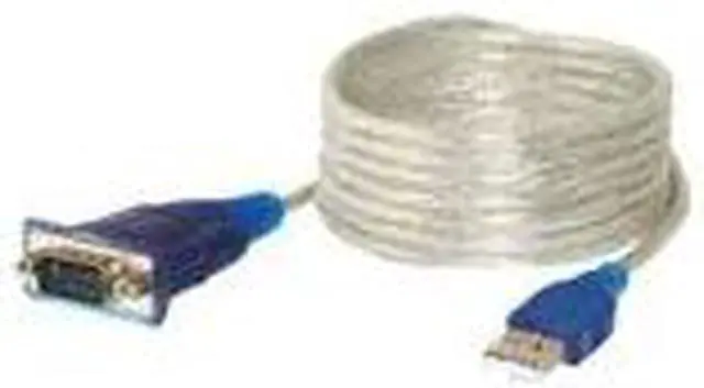 Alt view image 14 of 14 - SABRENT 6 ft. USB 2.0 to Serial (9-pin) DB-9 RS-232 Adapter Cable [Prolific PL2303] (SBT-USC6M)