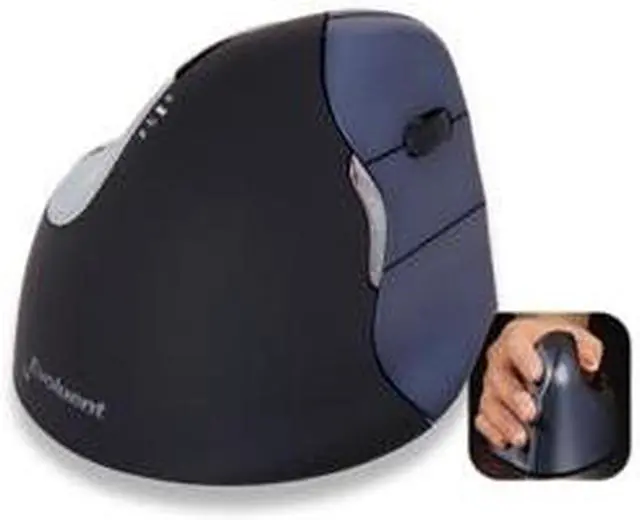 Alt view image 16 of 20 - Evoluent - VM4RW - Evoluent Verticalmouse Right Handed Wireless - Optical - Wireless - Radio Frequency - 2.40 GHz - USB