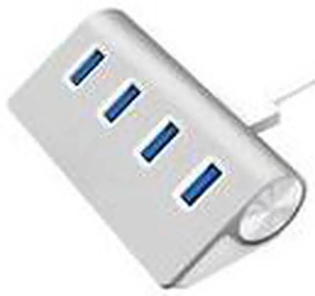Alt view image 11 of 11 - SABRENT Premium 4 Port Aluminum USB 3.0 Hub (30" Cable) for iMac, MacBook, MacBook Pro, MacBook Air, Mac Mini, or Any PC [Silver] (HB-MAC3)