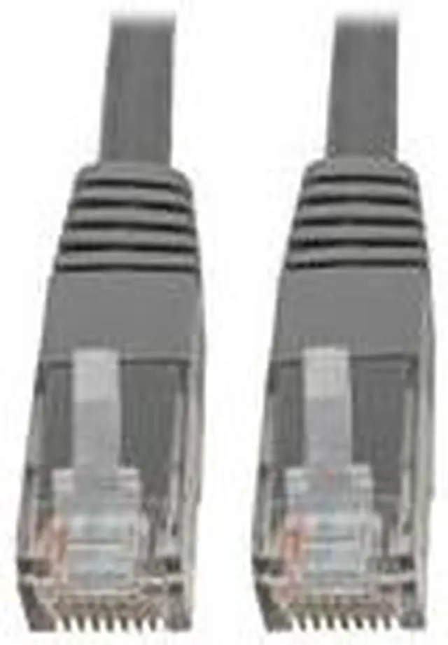 Alt view image 14 of 19 - Tripp Lite Premium N200-010-GY RJ-45 Patch Network Cable