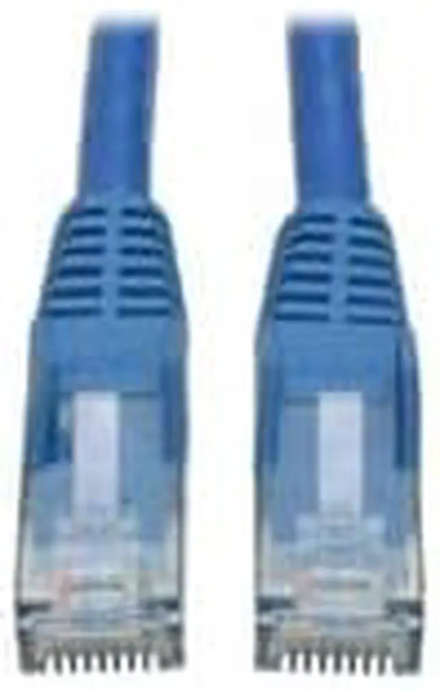 Alt view image 5 of 10 - Tripp Lite N201-008-BL Premium Cat6 Gigabit Snagless Molded Utp Patch Cable, 24 Awg, 550 Mhz/1 Gbps (Rj45 M/M) , Blue, 8 Ft. - Patch Cable - Rj-45 (M) To Rj-45 (M) - 8 Ft - Utp - Cat 6 - Ieee 802.3Ab