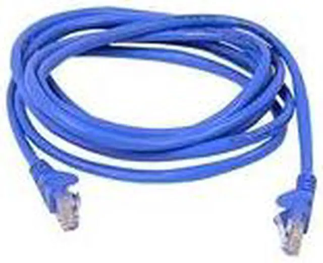 Alt view image 4 of 5 - Belkin A3L980-18IN-BLS 18 in. Cat 6 Blue High Performance UTP Patch Cable