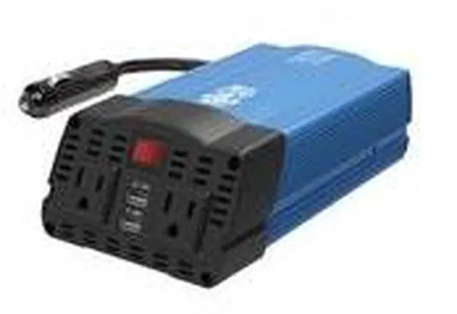Alt view image 17 of 20 - Tripp Lite 375 Watts Car Power Inverter 2 Outlets 2-Port USB Charging AC to DC (PV375)