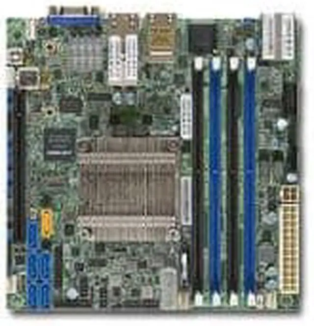 Alt view image 3 of 3 - Supermicro Motherboard MBD-X10SDV-6C-TLN4F-O D-1528 FCBGA 1667 PCI Express Mini-ITX