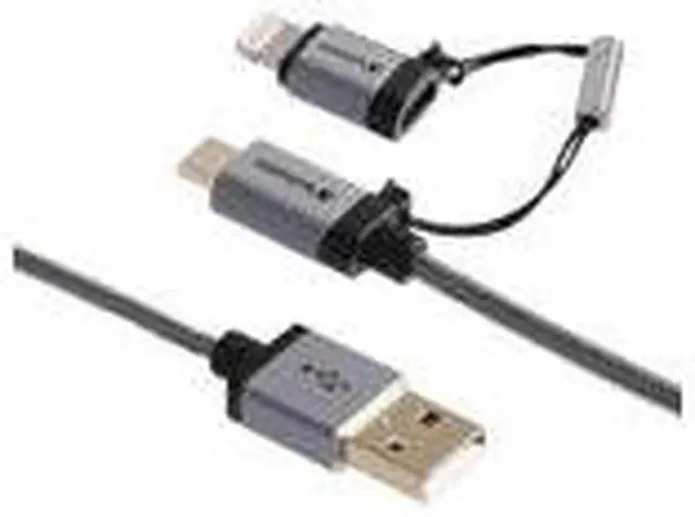 Alt view image 7 of 8 - 47IN BRAIDED BLK SYNC & CHARGE