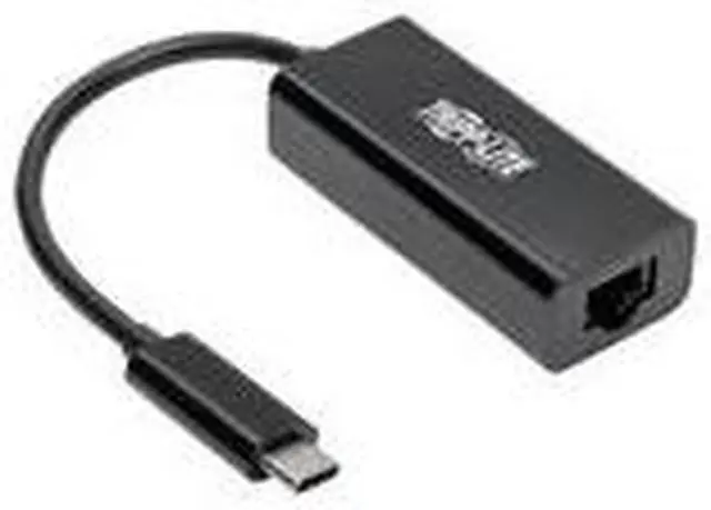 Alt view image 9 of 14 - Tripp Lite USB-C to Gigabit Network Adapter with Thunderbolt 3 Compatibility - Black