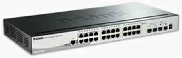Alt view image 7 of 10 - D-LINK BUSINESS DGS-1510-28X SmartPro 24Port Gigabit Switch