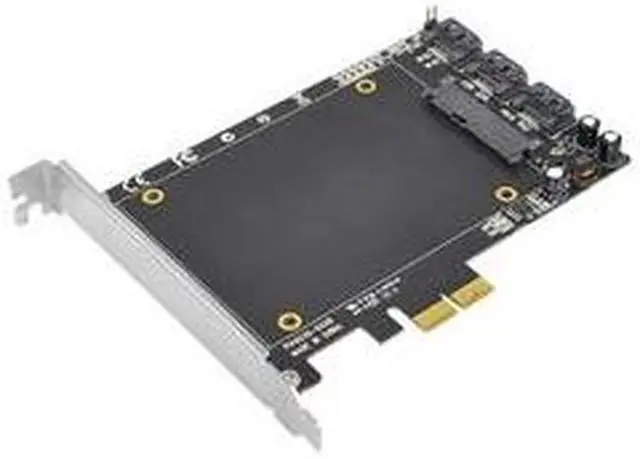 Alt view image 8 of 9 - SIIG SATA 6Gb/s 3i+1 SSD Hybrid PCIe