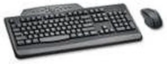 Alt view image 8 of 13 - Kensington Black Proprietary Interface RF Wireless Standard Wireless Media Desktop Set