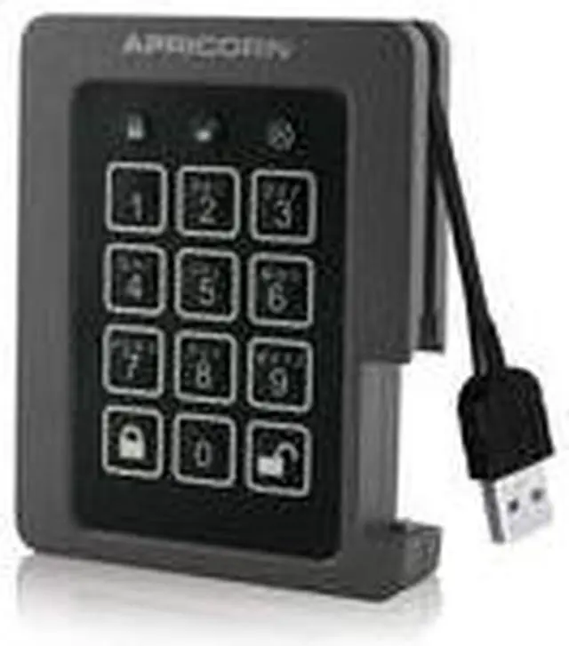 Alt view image 14 of 15 - Apricorn Aegis Padlock ASSD-3PL256-1TBF 1 TB Solid State Drive - 2.5" Internal - Black - TAA Compliant - USB 3.1 - 300 MB/s Maximum Read Transfer Rate - 256-bit Encryption Standard