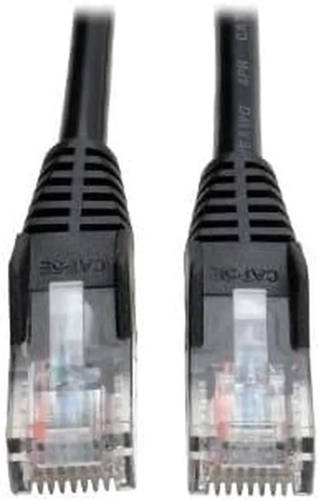 Alt view image 6 of 11 - TRIPP LITE N001-025-BK 25FT CAT5E / CAT5 SNAGLESS MOLDED PATCH CABLE RJ45 M/M BLACK 25FT