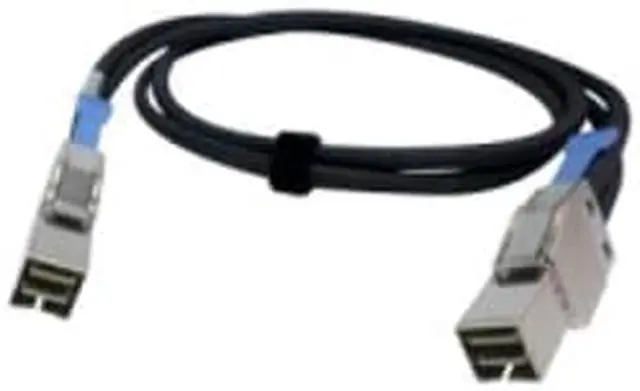 Alt view image 8 of 10 - QNAP Mini SAS Cable (0.5M, SFF-8644)