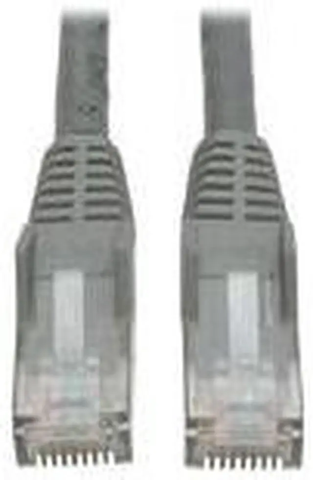 Alt view image 12 of 12 - CAT6 GIGABIT SNAGLESS MOLDED PATCH CABLE (RJ45 M/M) - GREY, 35-FT.