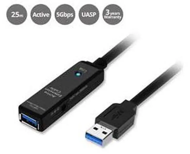 Alt view image 17 of 20 - SIIG USB 3.0 Active Repeater Cable - 25M