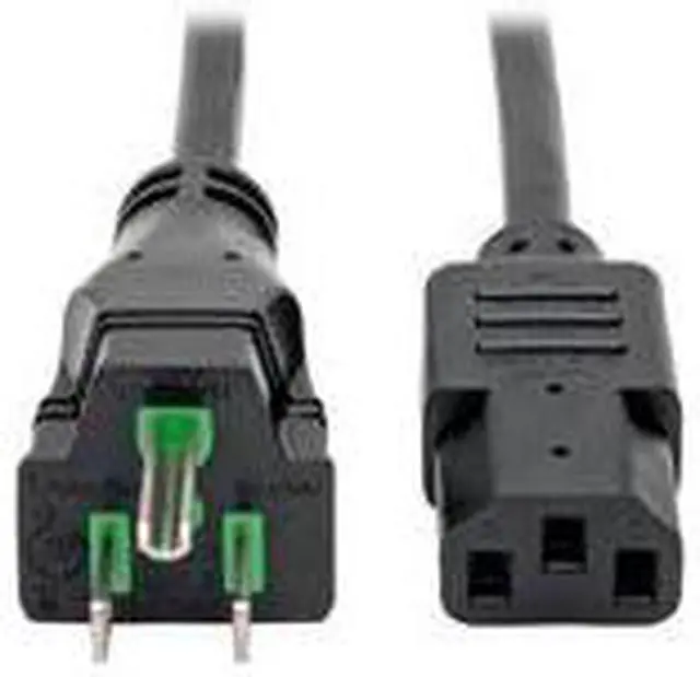 Alt view image 9 of 18 - Tripp Lite Model P006-025-HG15 25 ft. Hospital-Grade Computer Power Cord, 15A, 14 AWG (NEMA 5-15P to IEC-320-C13)