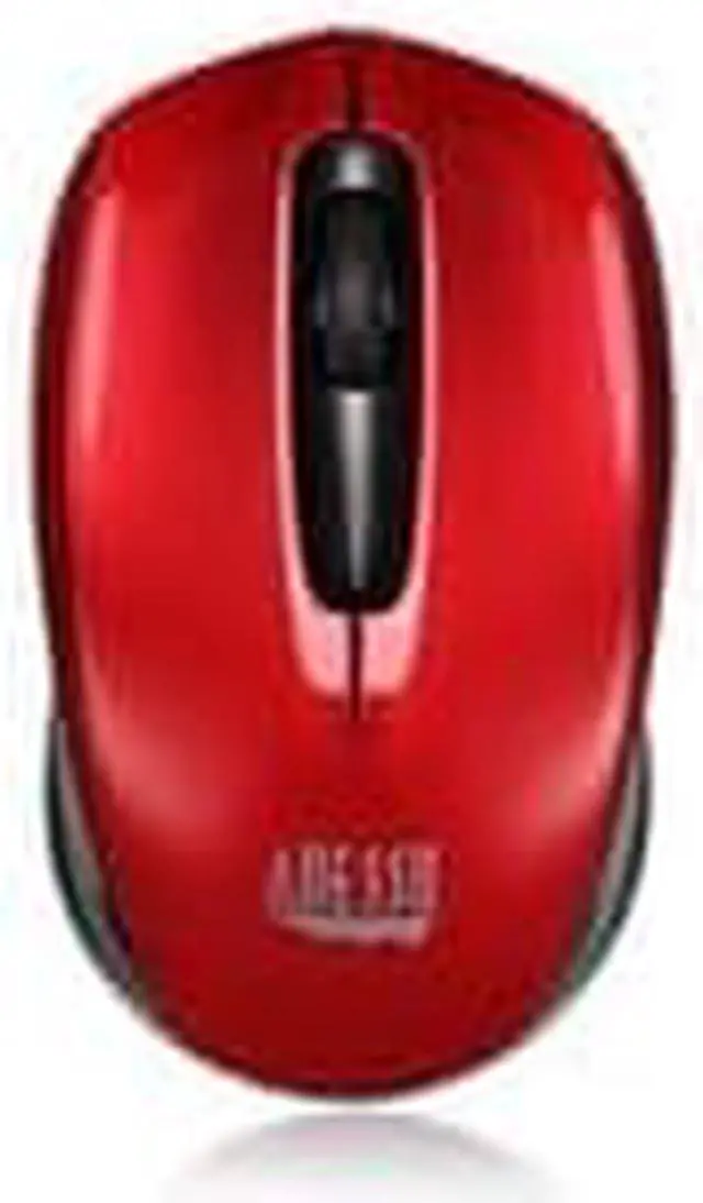 Alt view image 8 of 12 - Adesso  iMouse S50R - 2.4GHz Wireless Mini Mouse - Optical - Wireless - Radio Frequency - Red - USB - 1200 dpi - Computer, Notebook - Scroll Wheel - 3 Button(s) - Symmetrical