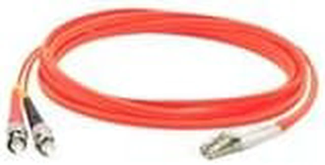 Main image of ADD-ON ADD-ST-LC-30M6MMF THIS IS A 30M LC (MALE) TO ST (MALE) ORANGE DUPLEX RISER-RATED FIBER PATCH CABLE