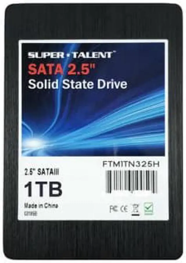 Alt view image 9 of 9 - Super Talent TeraNova 1TB 2.5 inch SATA3 Solid State Drive (TLC)