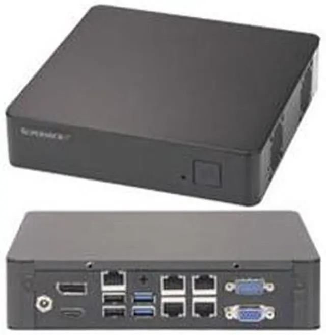 Alt view image 6 of 6 - Supermicro SuperServer E200-9B Mini PC Server - 1 x Intel Pentium N3700 Quad-core (4 Core) 1.60 GHz