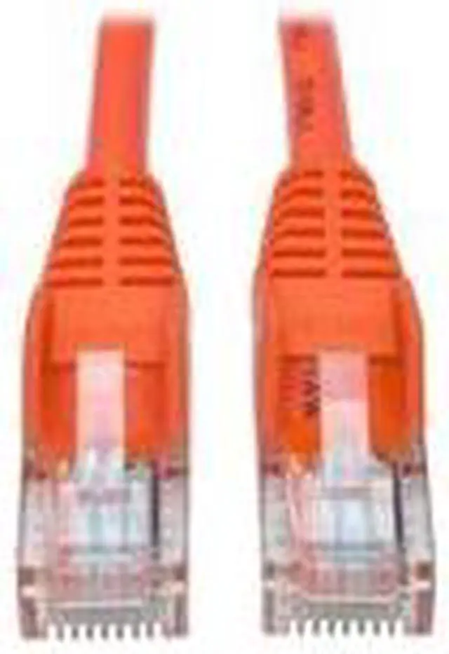 Alt view image 17 of 20 - Tripp Lite 5ft Cat5e 350 MHz Snagless Molded UTP Patch Cable (RJ45), Orange