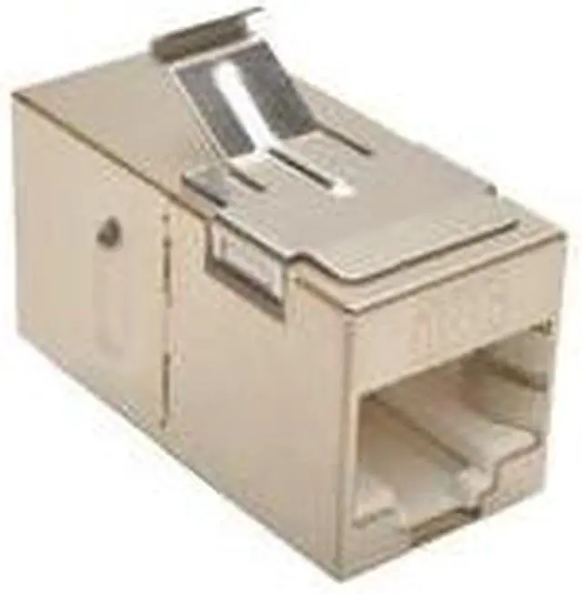 Alt view image 10 of 12 - Tripp Lite Cat6a Straight-Through Modular Shielded In-Line Snap-In Coupler (RJ45 F/F)