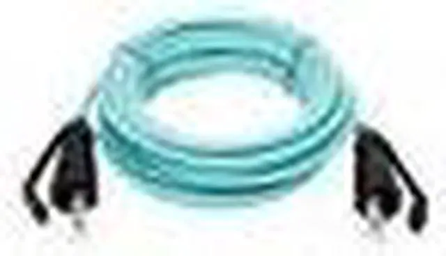 Alt view image 11 of 11 - Tripp Lite N820-10M-IND 10Gb Rigid Industrial Duplex Multimode 50/125 OM3 Fiber Patch Cable (LC/LC) - IP68, Aqua, 10 m (32.8 ft.)