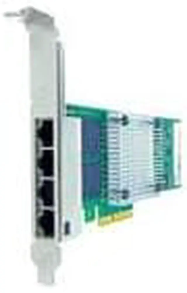 Alt view image 6 of 6 - AXIOM 10/100/1000MBS QUAD PORT RJ45 PCIE X4 NIC CARD FOR INTEL - I350T4, I350-T4