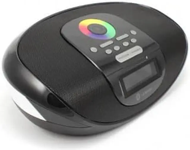 Alt view image 4 of 5 - IMICRO BT009-BLACK BT009 Radio Clock Bluetooth Speaker w Calendar Display  and  Touch Sensor (Black)