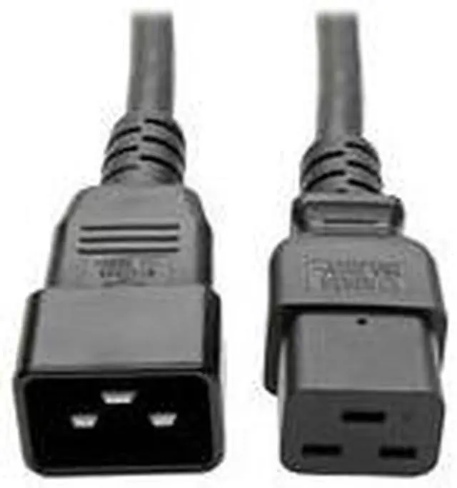 Alt view image 11 of 12 - Tripp Lite Heavy-Duty Power Extension Cord, 15A, 14 AWG (IEC-320-C19 to IEC-320-C20), 10 ft. (3 m) (P036-010-15A)