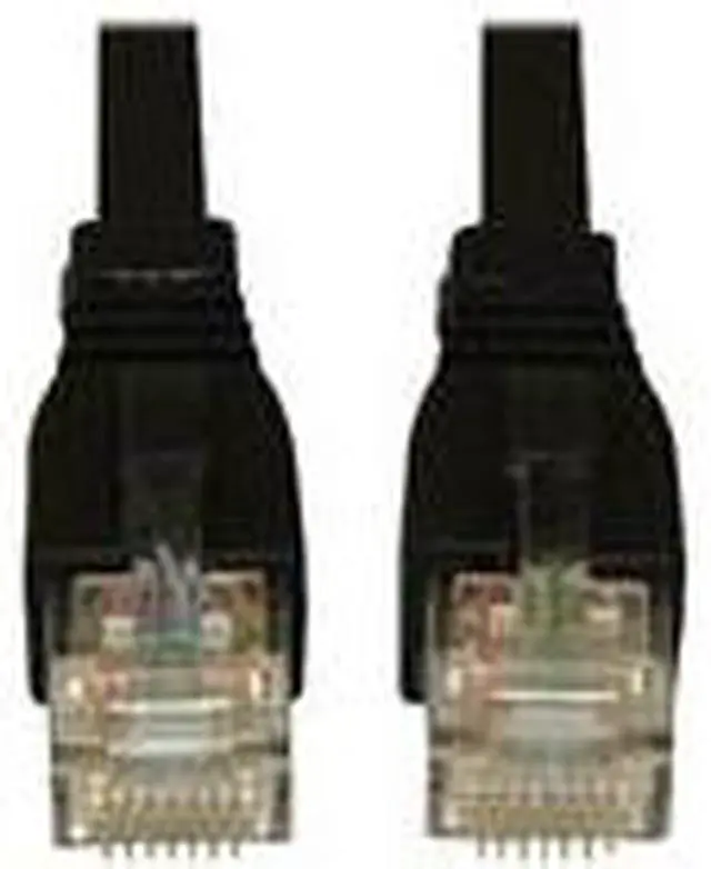 Alt view image 13 of 14 - TRIPP LITE N261-014-BK 14 ft. Cat 6A Black Augmented Cat6 (Cat6a) Snagless 10G Certified Patch Cable, (RJ45 M/M) - Black