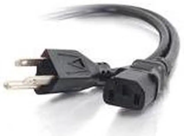 Alt view image 12 of 12 - C2G 09482 18 AWG Universal Power Cord - NEMA 5-15P to IEC320C13, TAA Compliant, Black (15 Feet, 4.57 Meters)