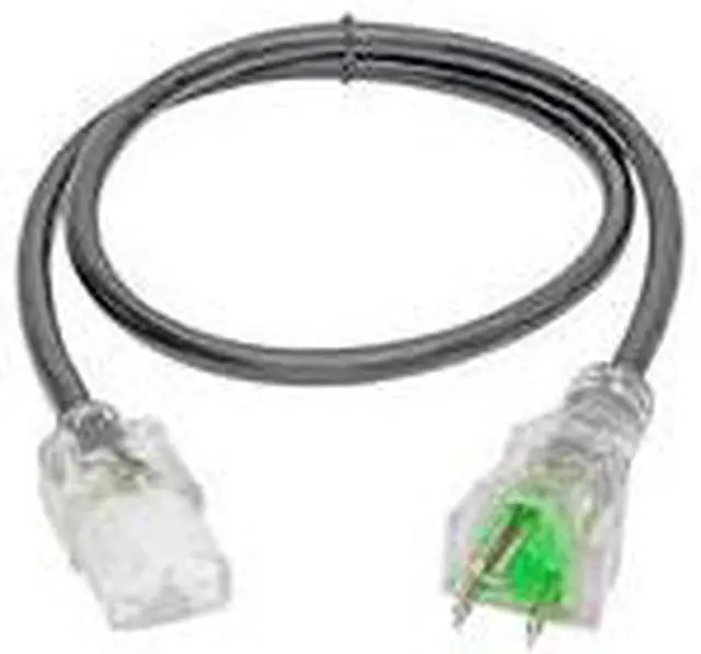 Alt view image 16 of 19 - Tripp Lite Model P006-003-HG13CL 3 ft. Hospital-Grade Computer Power Cord with Clear Plugs, 13A, 16 AWG (NEMA 5-15P to IEC-320-C13)