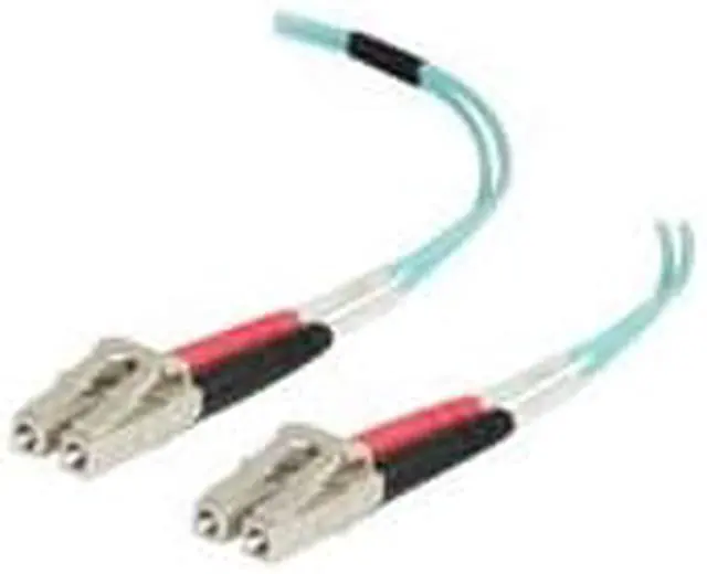 Alt view image 5 of 5 - C2G 7M LC-LC 50/125 DUPLEX MULTIMODE OM4 FIBER CABLE - AQUA - 23FT OM4 CABLE - 2