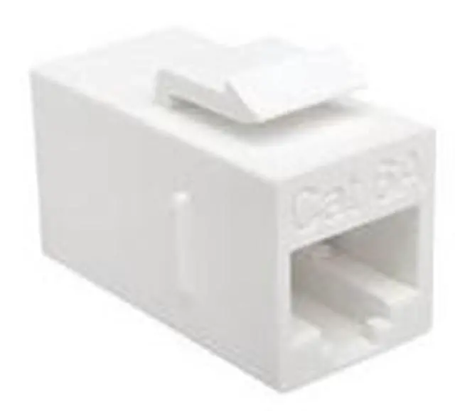 Alt view image 7 of 8 - Tripp Lite Cat6a Straight-Through Modular In-Line Snap-In Coupler (RJ45 F/F)