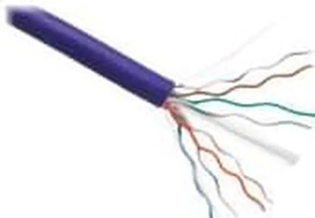 Alt view image 2 of 2 - Axiom C6BCS-P1000-AX Cat6 23Awg 4-Pair Solid Conductor 550Mhz Bulk Cable Spool 1000Ft (Purple)