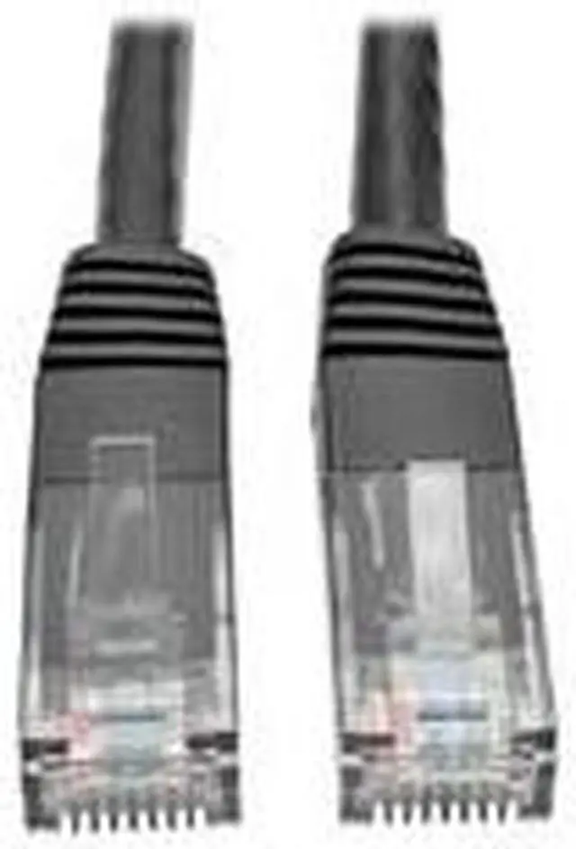 Alt view image 5 of 7 - Tripp Lite N200-005-BK Cat6 Gigabit Molded Patch Cable, 5 ft. RJ45 (M/M), 550MHz 24 AWG Black 5' (N200-005-BK)