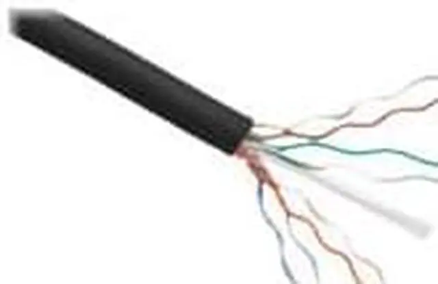 Alt view image 3 of 3 - Axiom C6BCS-K1000P-AX Cat6 23Awg 4-Pair Solid 550Mhz Plenum Cable Spool 1000Ft (Black)