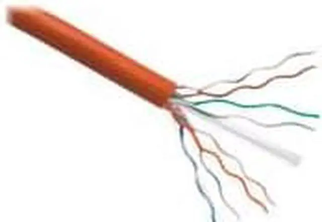 Alt view image 3 of 3 - Axiom C6BCS-O1000P-AX Cat6 23Awg 4-Pair Solid Conductor 550Mhz Plenum Cable Spool 1000Ft (Orange)