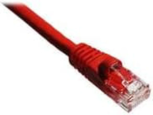 Alt view image 6 of 6 - Axiom C6AMB-R3-AX Patch Cable - Rj-45 (M) To Rj-45 (M) - 3 Ft - Utp - Cat 6A - Ieee 802.3An - Molded, Snagless, Stranded - Red