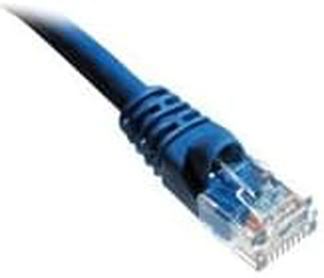 Alt view image 5 of 5 - Axiom AXG95782 Patch Cable - Rj-45 (M) To Rj-45 (M) - 10 Ft - Utp - Cat 6A - Molded, Snagless, Stranded - Blue