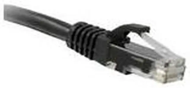 Alt view image 5 of 7 - ENET Cat6 Black 1 Foot Patch Cable with Snagless Molded Boot (UTP) High-Quality Network Patch Cable RJ45 to RJ45 - 1Ft