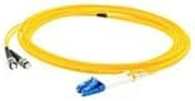 Alt view image 3 of 5 - AddOn 4m LC (M) to ST (M) Yellow OS1 Duplex LSZH Single-Mode Fiber Patch Cable