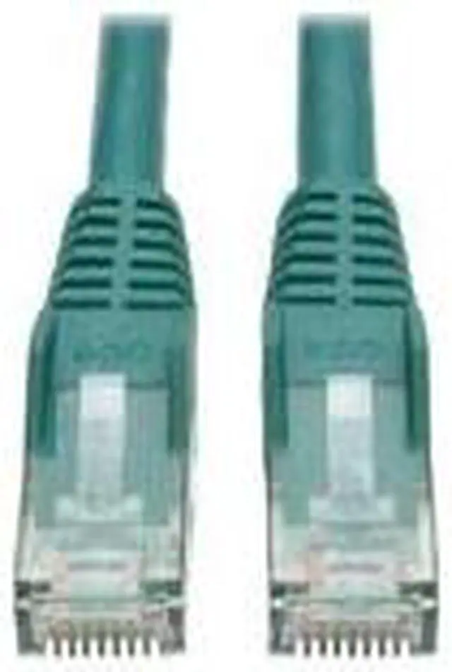 Alt view image 11 of 12 - CAT6 GIGABIT SNAGLESS MOLDED PATCH CABLE (RJ45 M/M) - GREEN, 35-FT.