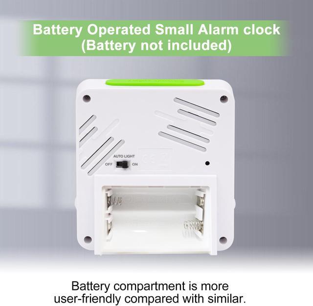 Alt view image 5 of 6 - Geevon Smart Night Light Small Digital Alarm Clock With 2 Increasing Beep Alarm,Indoor Temperature,Table Clock For Bedroom, Beds