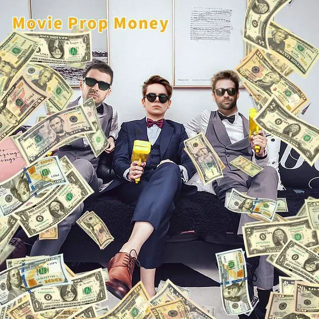 Alt view image 2 of 4 - KOUKJU Movie Prop Money 100 Dollar Bills - Realistic Play Money Full Print, 100 Pcs for Movies, Music Videos, Prank Teaching and Parties