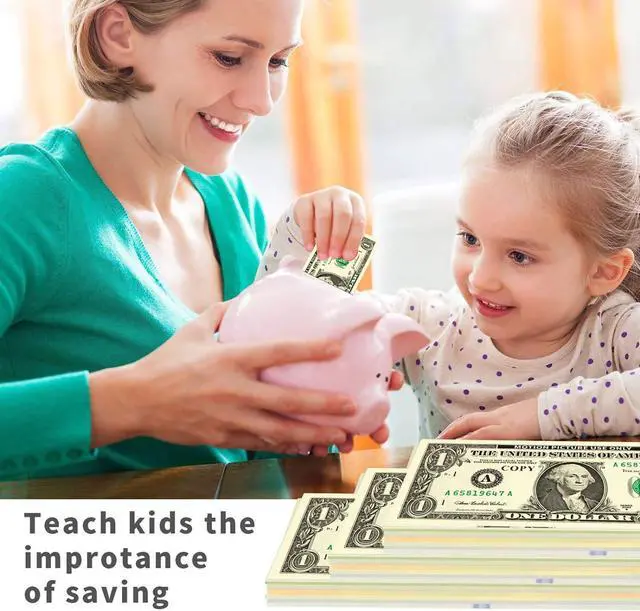 Alt view image 3 of 4 - KOUKJU Movie Prop Money 100 Dollar Bills - Realistic Play Money Full Print, 100 Pcs for Movies, Music Videos, Prank Teaching and Parties