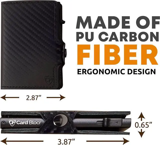 Alt view image 4 of 7 - Slim Wallet with Money Clip RFID Blocking Credit Card holder Minimalist Wallet for Men