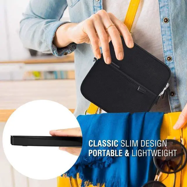 Alt view image 2 of 7 - External CD DVD Drive USB 3.0 Type-C Portable DVD/CD ROM +/-RW Drive Burner Rewriter with Protective Storage Carrying Case Bag for Windows Linux Mac Laptop Desktop, MacBook Pro/ Air, iMac